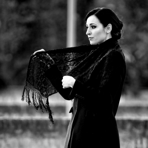 Marco Finelli fotografia di ritratto fashion in bianco e nero