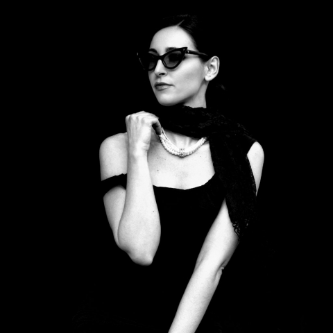 Marco Finelli fotografia di ritratto glamour fashion in bianco e nero