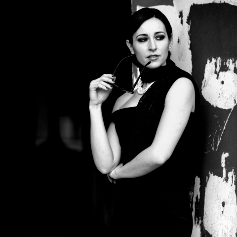 Marco Finelli fotografia di ritratto glamour fashion in bianco e nero