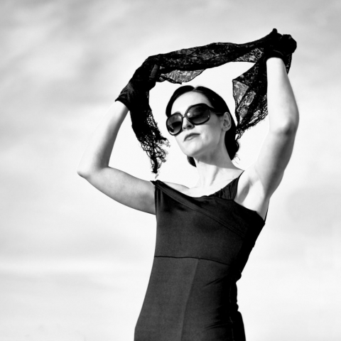 Marco Finelli fotografia di ritratto glamour fashion in bianco e nero
